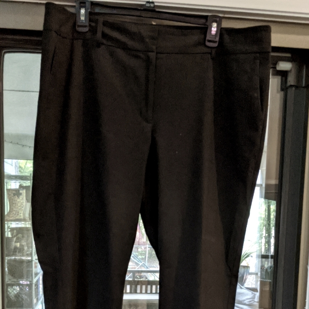 Solid black Ann Taylor slacks